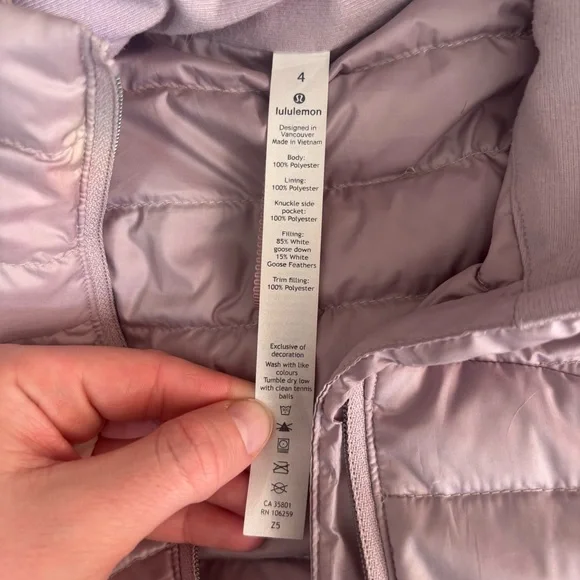 lululemon athletica pack it down Puffer Jacket down filled - Picture 5 of 5